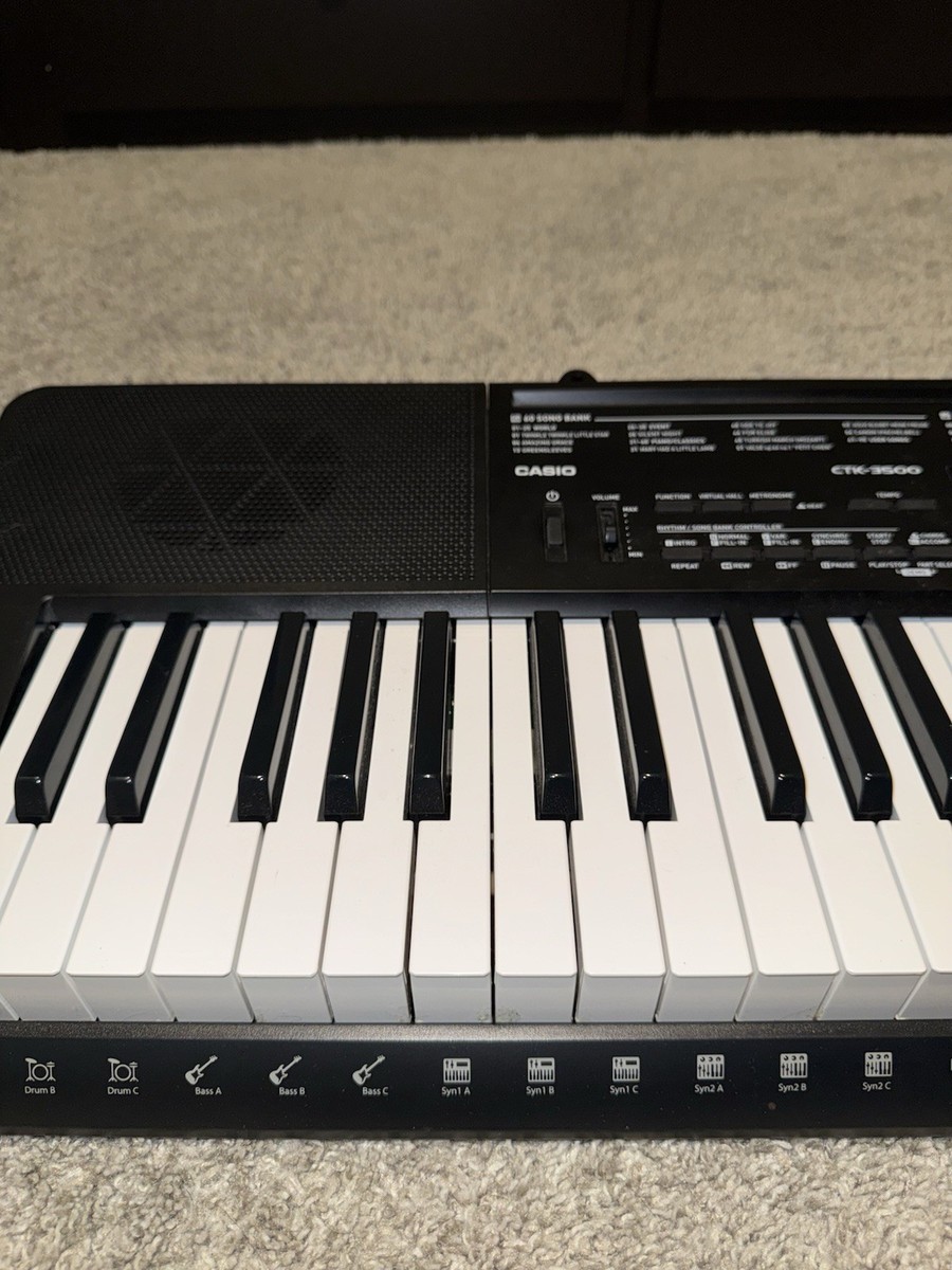 Casio CTK-3500 61 Keys Built In Speaker Portable Electronic