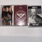 Cassettes Metal,Punk Metallica Garage Days Re-revisited, Nirvana Bleach,Virus100