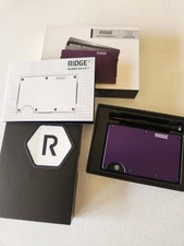 Ridge Wallet  - Alaska Twilight Limited New in Box - RFID Blocking (MSRP $95+)