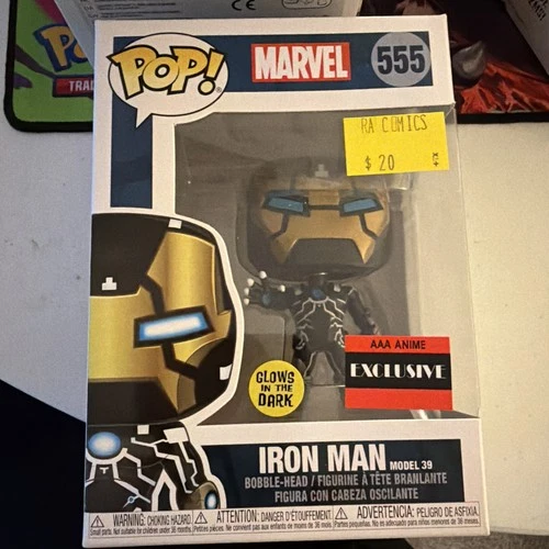 Funko Pop! Vinyl: Marvel - Iron Man model 39 (Glows in the Dark) - AAA Anime...