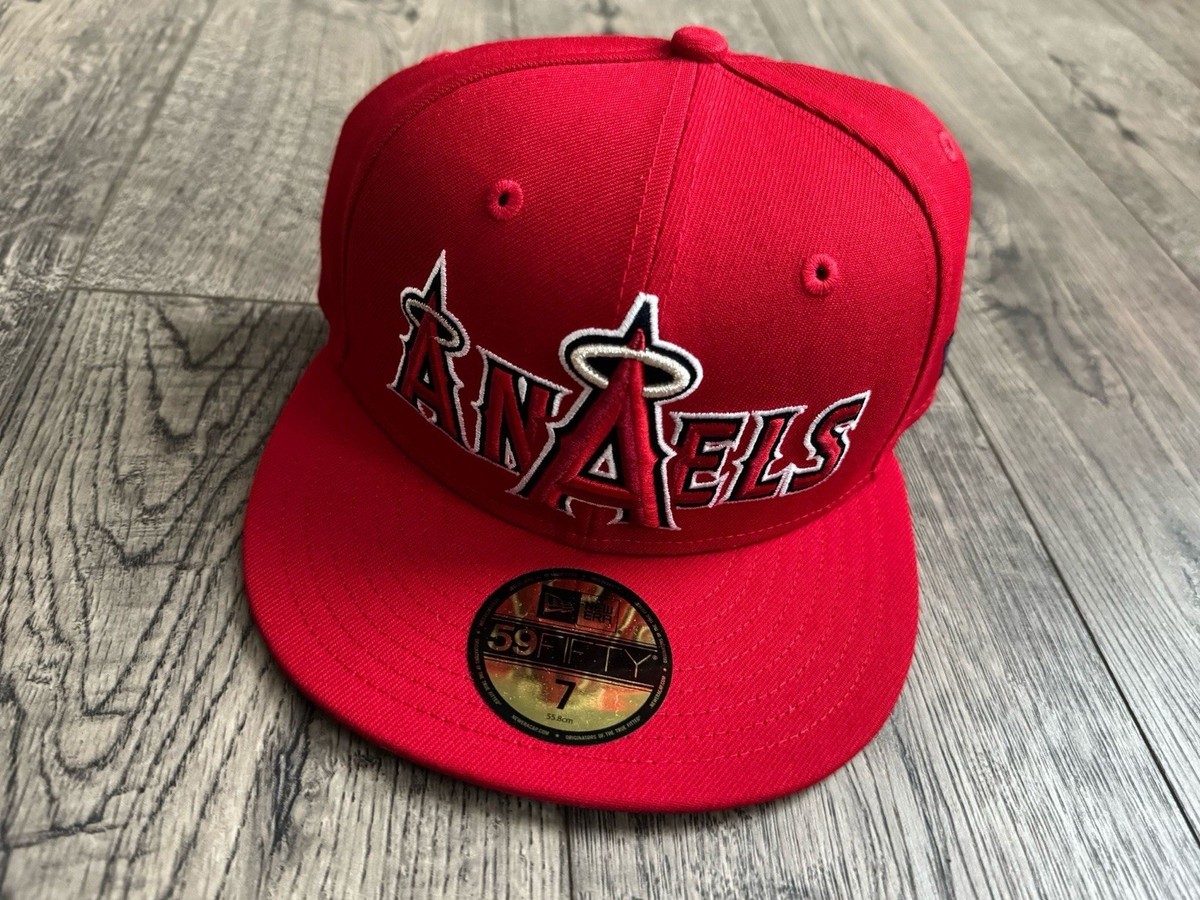 New Era Anaheim Angels Overlap 59FIFTY Fitted Hat -Sold Out