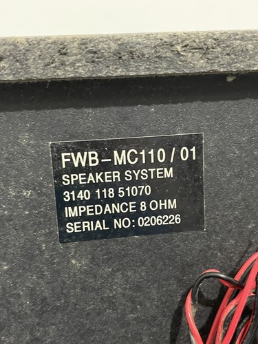 Phillips Bassreflex Lautsprechersystem FWB-MC110/01 - 8 Ohm - Bild 20 von 20