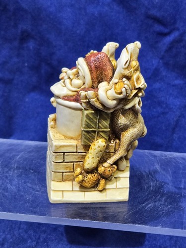 Vintage Harmony Kingdom "Something's Gotta Give" Santa Claus Box Figurine 1997 - Picture 5 of 24