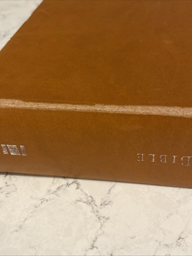 A Readers Hebrew Bible by Brown II 2008 Full Leather Softcover Flaking Peeling - Imagen 4 de 13