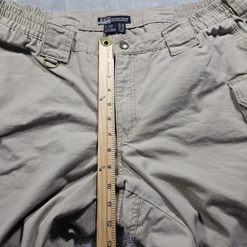 511 Pantalones Tácticos Mujer 20 Beige Bolsillos Carga Trabajo Algodón Lona Pantalón 64358 - Imagen 12 de 13
