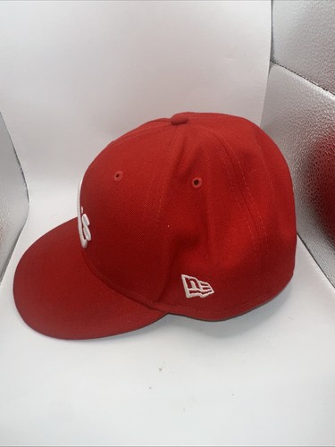 New Era 59Fifty Oakland A's Mütze Baseball Cap Rot Fitted 7 5/8 1989 World Series - Bild 2 von 13