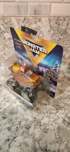 Monster Jam Santa’s Sleigh 2021 Monster Truck 1 of 3000 Rare 1:64 - 第 3/5 張圖片