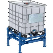 IBC Tilt Stand with Fork Pockets and Adjustable Legs - 4400 Lb. Capacity