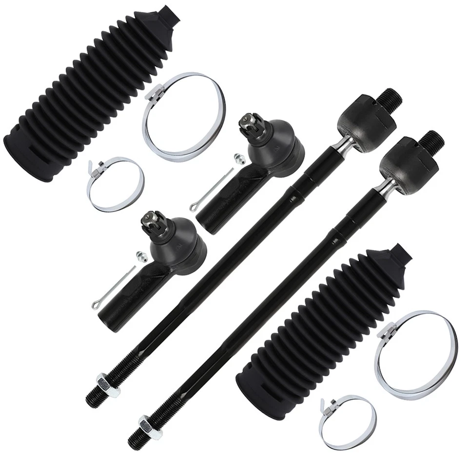 6x Front Rack Pinion Bellow Tie Rod End Link For 2006-2013 Suzuki Grand Vitara - Image 3 of 4