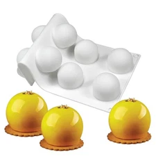 mostsom 3D Silicone Molds Ball Shape Sphere,Baking Mold for Mousse Cake, Fond...