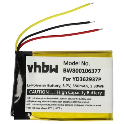 VHBW Batterie pour GoPro Wi-Fi Remote HERO 4 télécommande 350mAh