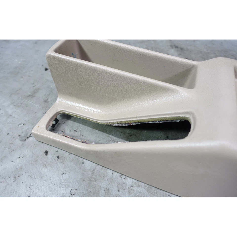 BMW E34 1991-1995 serie 5 consola central delantera pergamino beige OEM Foto 3 de 4