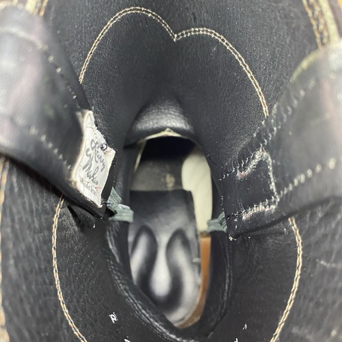 Stivali da cowboy Larry Mahan neri quill struzzo uomo 7D western vintage esotici USA - Foto 20 di 22