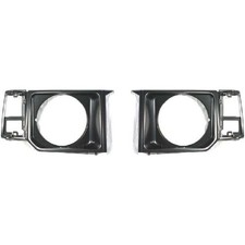 Headlight Door Set For 1985-1991 Mitsubishi Montero Black Mb377402 Mb377401