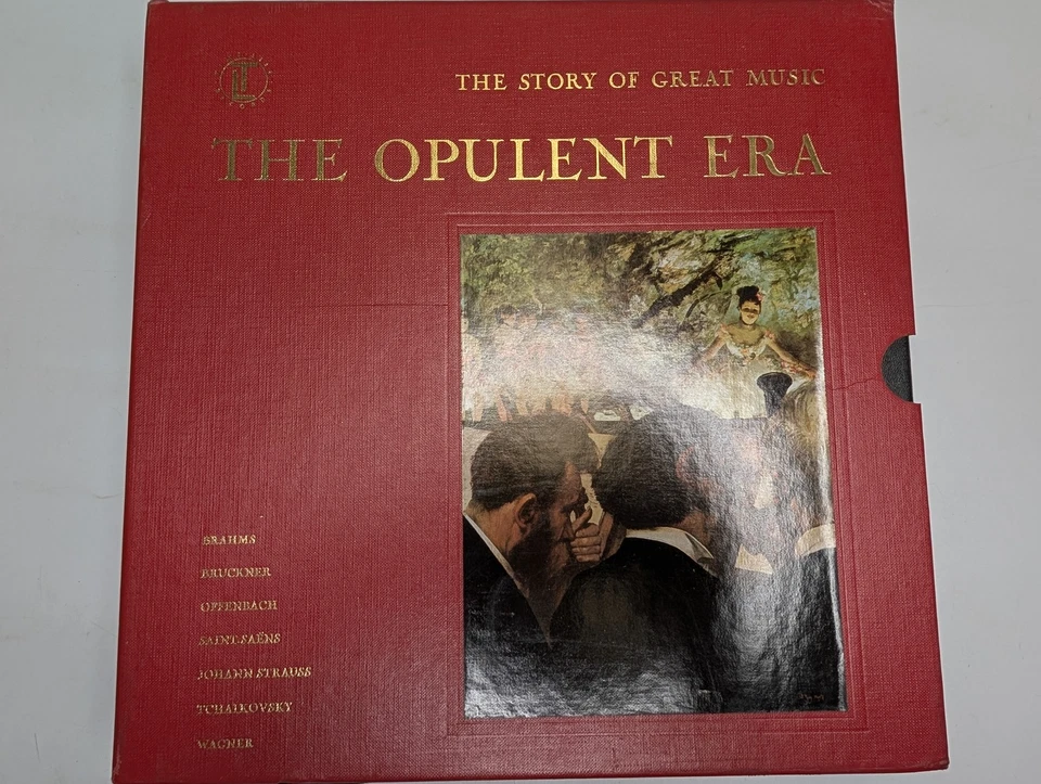 x4 LOT Classical LP 33 RPM VG+ Berlioz Saint-Saens Liszt Opulent Era BOX SETS L8 Foto 2 de 4