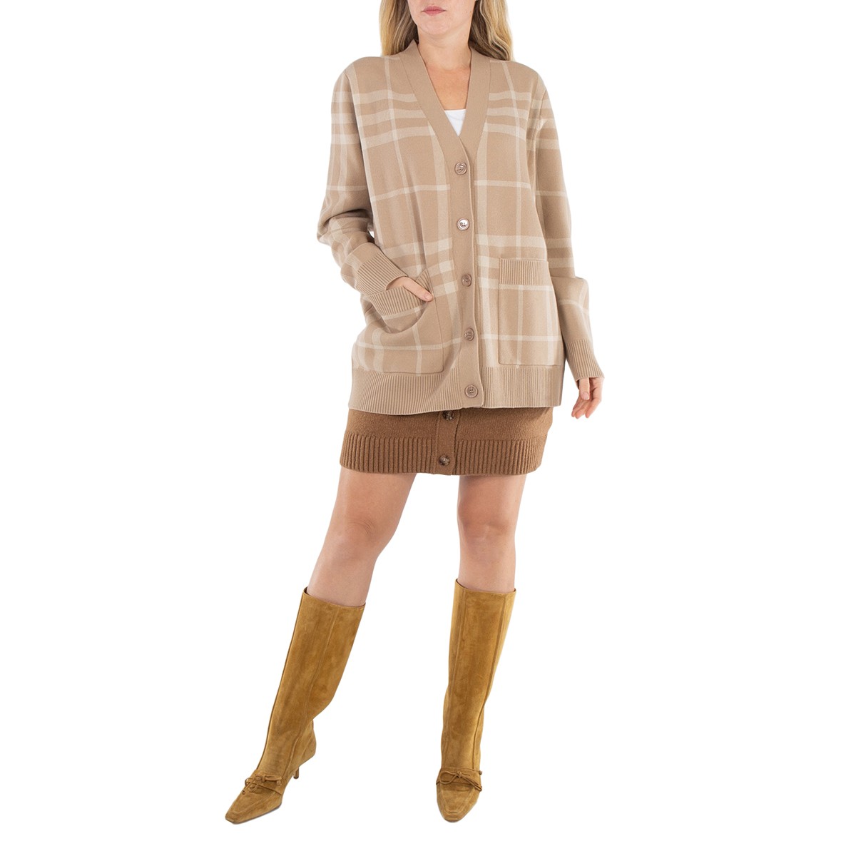 Burberry Cut-out Detail Wool Tailored Trousers, Size XX-Large