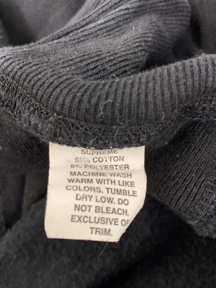 Felpa Supreme con cappuccio XL cotone nero usata