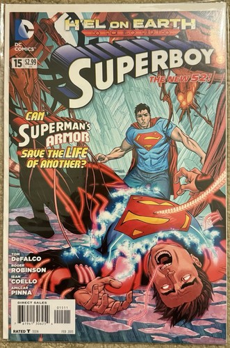 Superboy (volumen 6) #15 DC Comics 2013 por Tom Defalco, Roger Robinson - Imagen 1 de 1