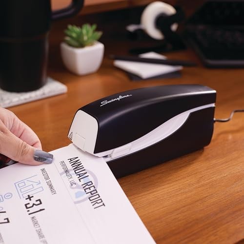 Swingline Electric Stapler 20 Sheet Portable Full Strip Black 48200 - Picture 3 of 6