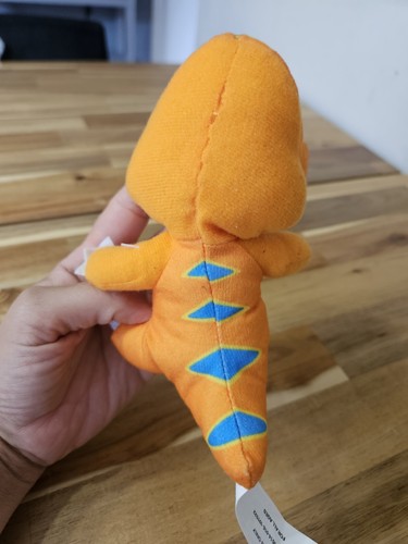 Greenbrier Dinosaur Train TRex Buddy Orange Blue 6in Stuffed Plush Toy NO TAGS - Picture 4 of 14