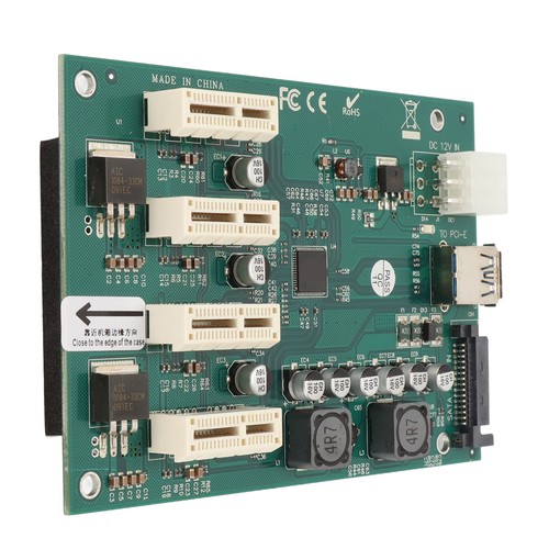 PCI E X1 To 4xPCI E X1 Adapter Card Plug And Play PFY PCI E X1 Adapter Card F FY