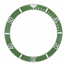 BEZEL INSERT CERAMIC FOR ROLEX SUBMARINER 116610 116613 114060 GREEN BLUE LUME