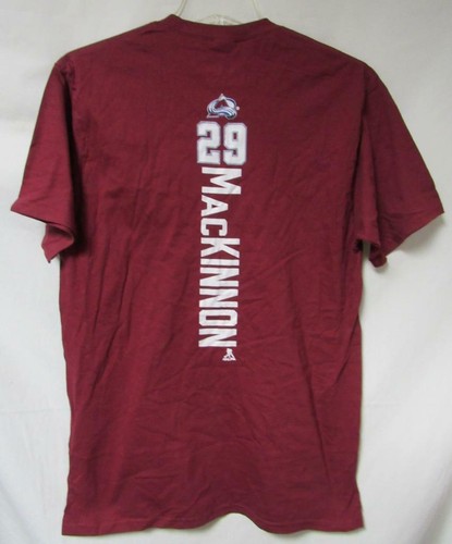 Camiseta para hombre Colorado Avalanche Nathan MacKinnon #29 talla mediana C1 2584 - Imagen 3 de 3