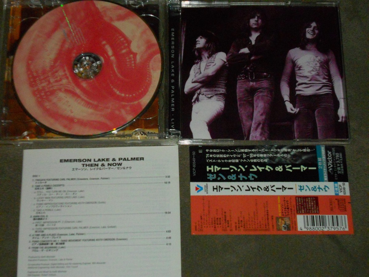 Emerson Lake & Palmer Then & Now Dbl CD Japan | eBay
