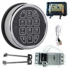 Replacement Digital Safe Lock Kit Featuring Keypad and Override Functionality