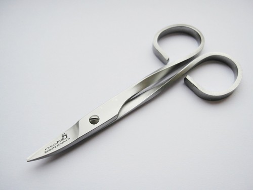 "Nische" SUPER SCHARFE PRÄZISION Edelstahl GEBOGENE Kante NAGELSCHERE - Bild 2 von 2