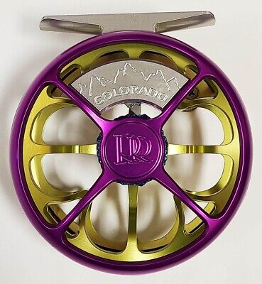 MOULINET DE GLISSER-DÉPOSER ROSS COLORADO #4/5 CLICK - vendre NEUF 2025 MARDI GRAS COULEUR VIOLET ET CITRON VERT
