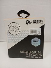 Glorious Black Mechanical Keycaps Full 104 Key Set