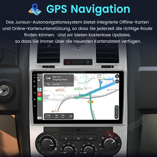 6+128GB Für Chrysler 300C LE LX 2004-2007 9"Autoradio GPS Navi CarPlay Android13 - Bild 6 von 20