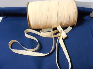 Lingerie-elastic-5-8-034-Buttercream-Scalloped-Decorative-20-yds-FREE-SHIP
