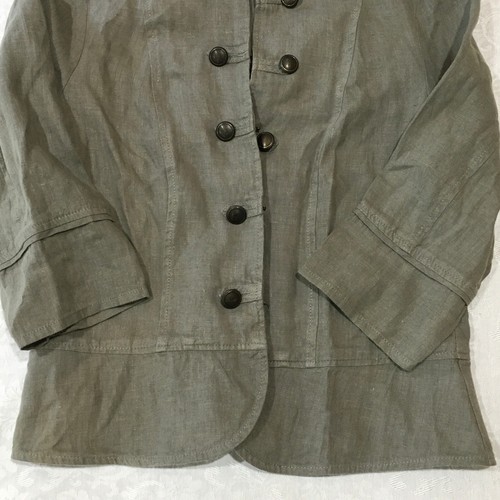 Moda at George Linen Military Style Shell Jacket Womens Size UK 12 US 8 Green - Picture 8 of 12
