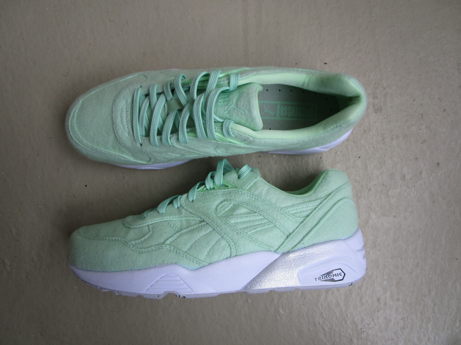 Puma R698 Bright 45 45 Bright Mint Green/White 9686cd Puma R698 Bright 45 45 Bright Mint Green/White 9686cd