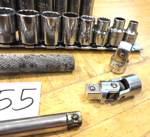PROTO TOOLS 25 PIEZAS 3/8 DR. SAE. JUEGO DE SERVICIO GENERAL CON ENCHUFES CORTOS Y PROFUNDOS - Imagen 7 de 15