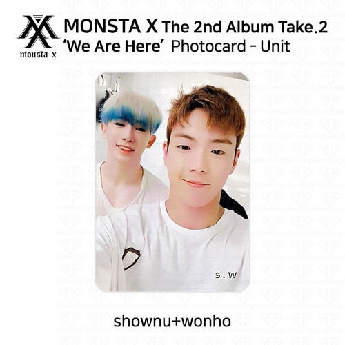 MONSTA X 2nd Album Take 2 We Are Here Official Photocard Unit Version KPOP K-POP - Picture 37 of 54