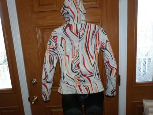 Chaqueta de lluvia de esquí Bogner fuego + hielo multicolor mármol remolino mujer 34 4 ligero - Imagen 7 de 12