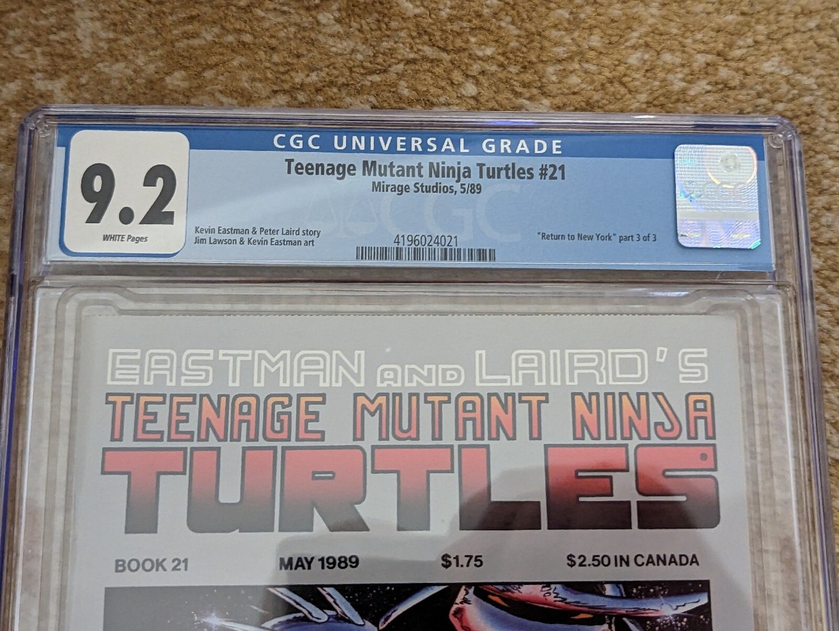 Teenage Mutant Ninja Turtles #21 Kevin Eastman Peter Laird 1989
