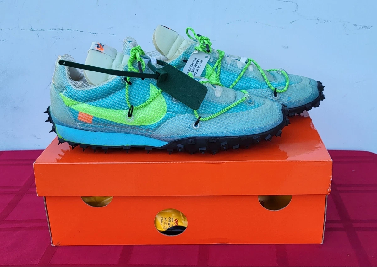 Nike x OFF WHITE Nike Waffle Racer Athletic Shoes for Women for