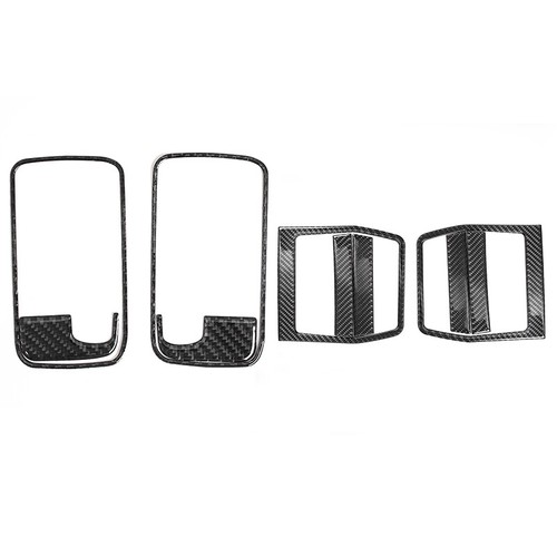 Manija de puerta interior de fibra de carbono para Dodge Challenger 2008-14. - Imagen 8 de 9