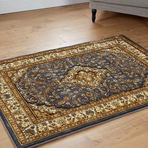 LARGE TRADITIONAL LIVING ROOM MEDALLION CLEARANCE BUDGET AREA NONSLIP On Carpet - Picture 132 of 167