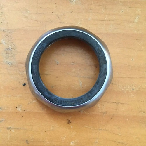 NOS Shimano HP-M650 Auriculares Deore Dx Camiseta Tuerca de Seguridad 1" Rosca - Foto 1 di 3