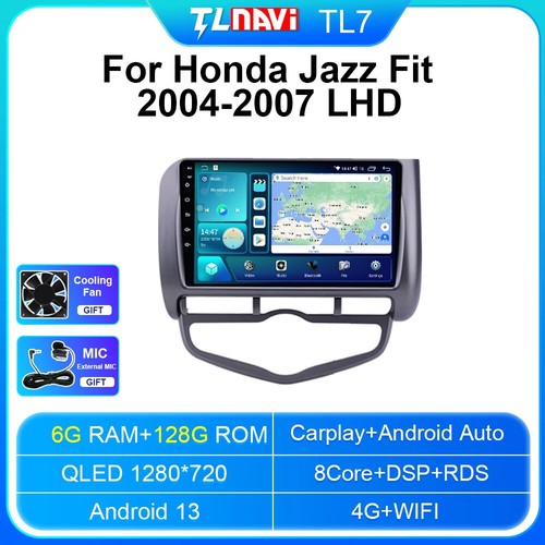 Carplay Auto Octa Core GPS Navigation Radio For Honda Jazz Car Multimedia Player - Picture 29 of 48