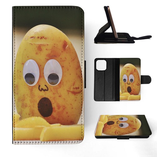 FLIP CASE FOR APPLE IPHONE|CUTE FUNNY POTATO CHIP FACES - 第 1/193 張圖片