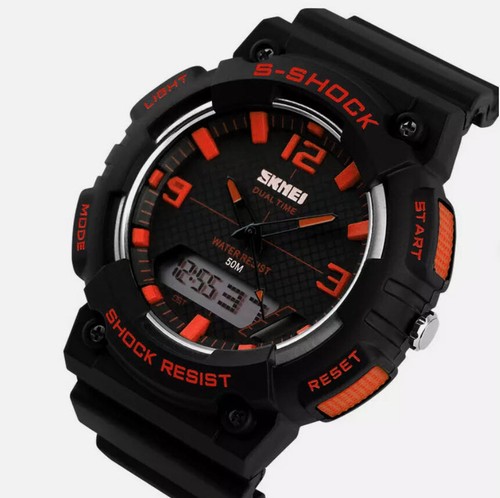 SKMEI Unisex Digital Analog Waterproof Sport Army Military Watch Wristwatch LED - Picture 12 of 15