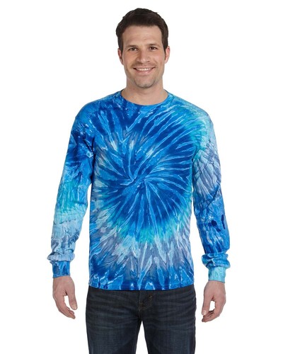 Tie-Dye Adult 5.4 oz. 100% Cotton Long-Sleeve T-Shirt