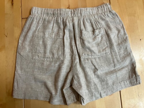 Pantalones cortos para mujer Briggs de mezcla de lino - Nuevos con etiquetas - 4 colores y 4 tallas disponibles - Imagen 60 de 74