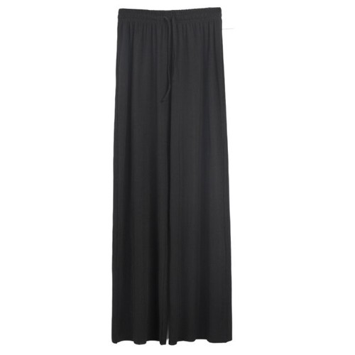 Grüner Hosenanzug Damen locker Eis Seide cool dünn Oberteil hohe Taille weites Bein Hose - Bild 21 von 33